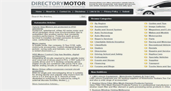 Desktop Screenshot of directorymotor.com